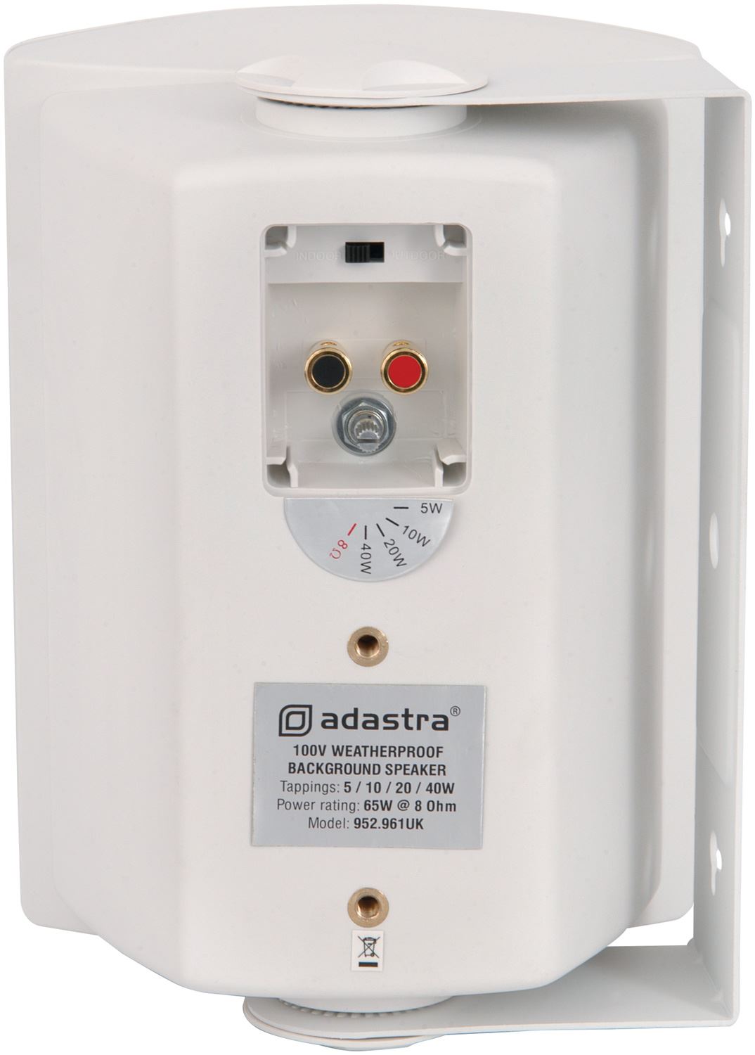 Adastra FS Series FSV-W  High Performance Indoor / Outdoor Foreground Speakers - White