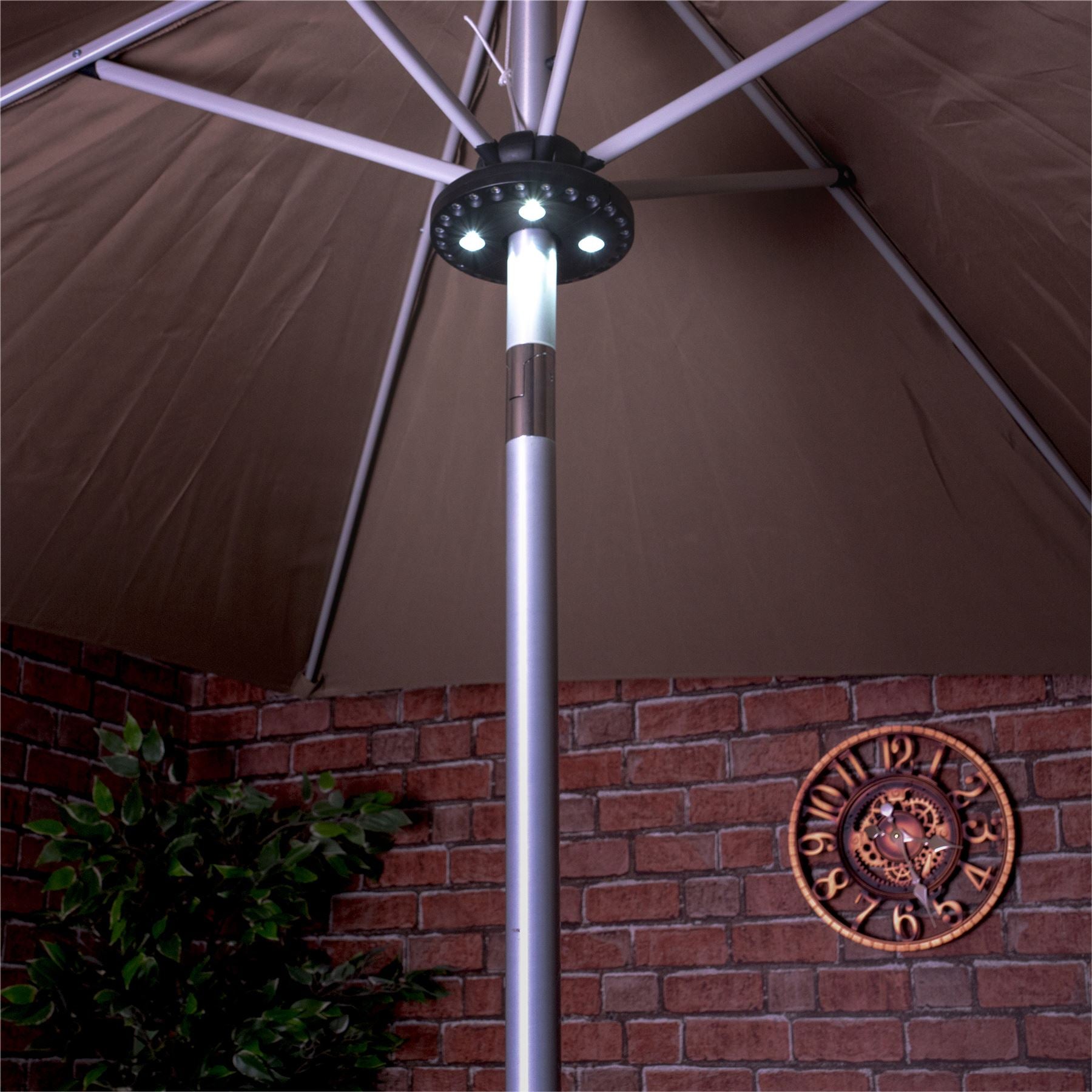 Wireless Battery Powered 28 LED Umbrella Parasol Light With 3 Brightness Settings