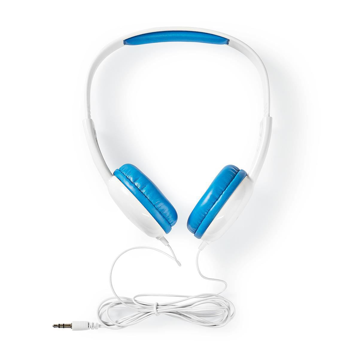 Nedis On-Ear 3.5mm Wired Headphones | Cable length: 1.20 m | 82 dB | Blue