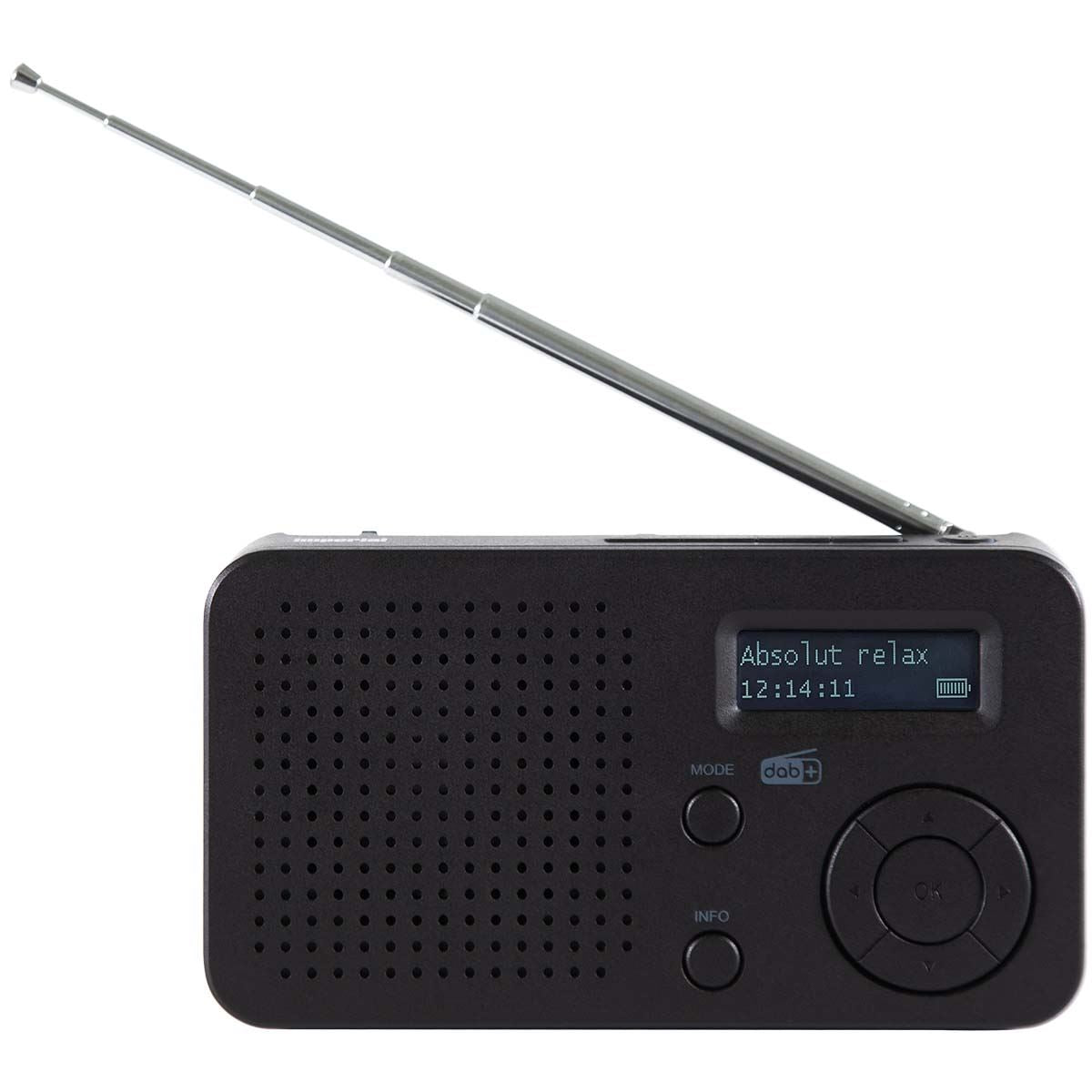 Imperial DABMAN 17 portable DAB+/FM radio with Bluetooth Black