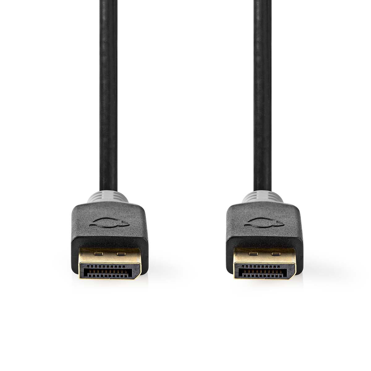 Nedis DisplayPort Cable | DisplayPort Male | DisplayPort Male | 8K@60Hz | Gold Plated | 2.00 m | Round | PVC | Anthracite | Box