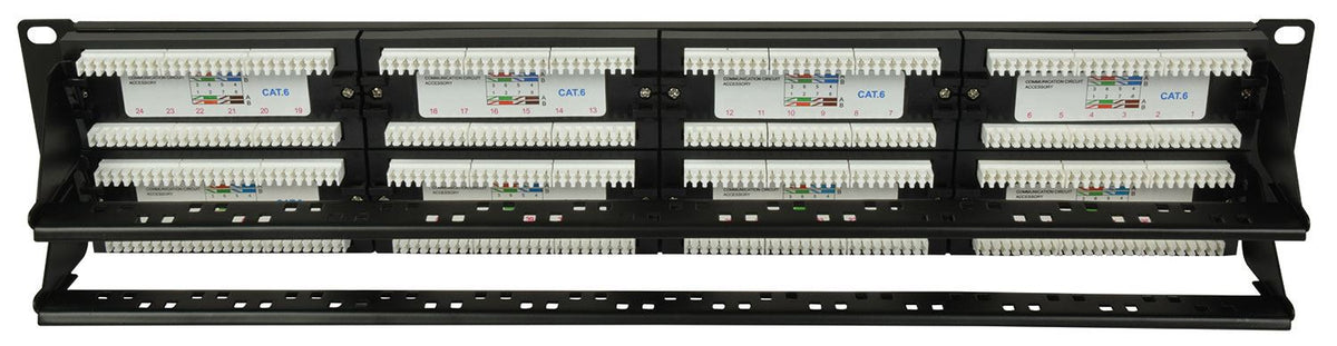 Adastra 48-Port CAT6 IDC Patch Panel 2U + Cable Management