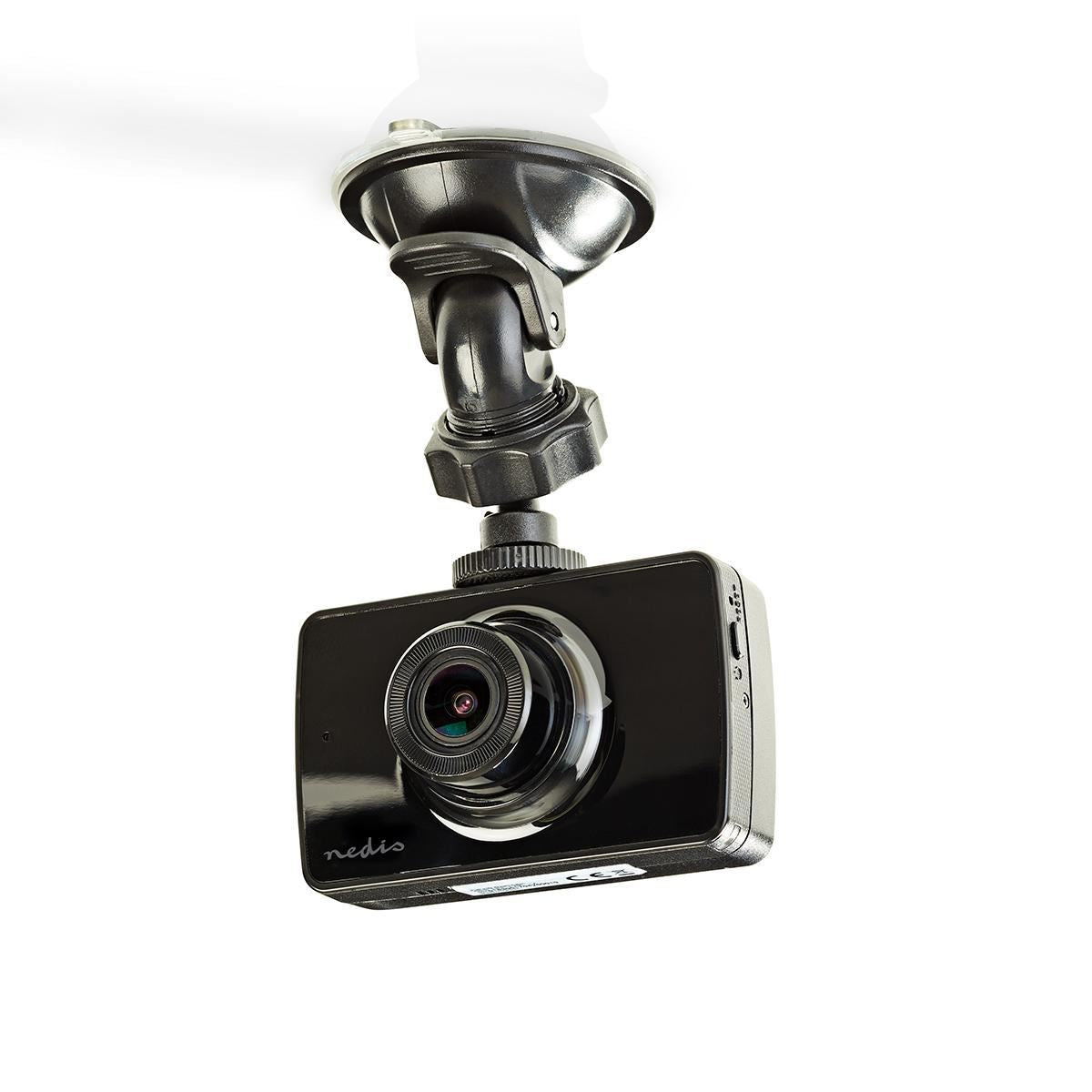Nedis Dash Cam | Full HD 1080p @ 30fps | 2.4" | 140° Viewing Angle | Time Lapse