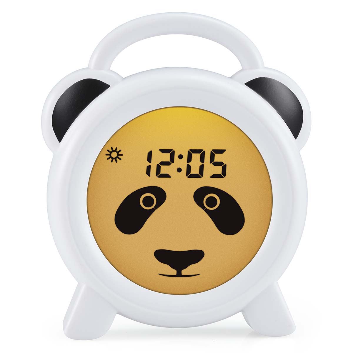 Alecto Childrens Sleep Trainer & Night Lamp Light / Alarm Clock Paula the Panda - White