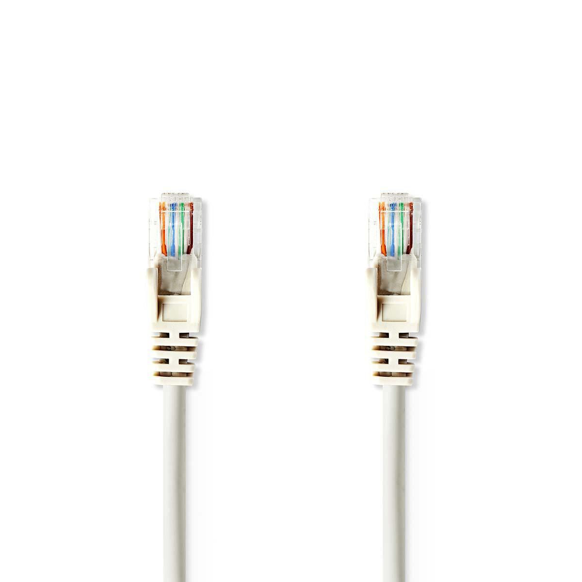 Nedis CAT5e Cable | U/UTP | RJ45 Male | RJ45 Male | 0.50 m | Round | PVC | Grey