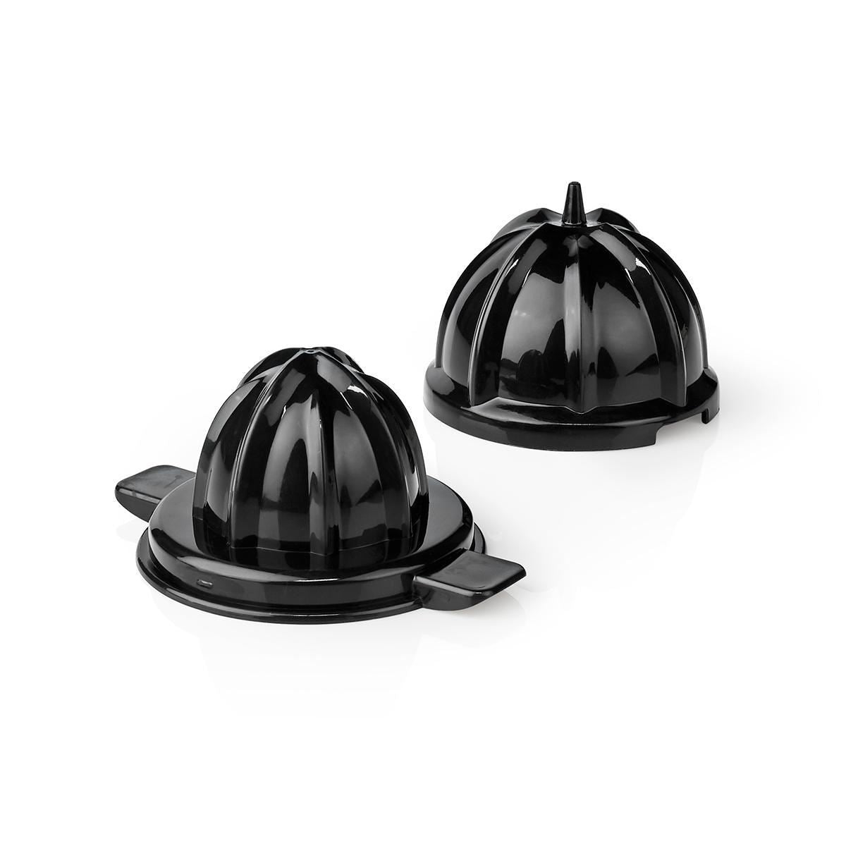 Nedis Citrus Juicer Press, 160W Powerful Juice Squeezer, with Stainless Steel Spout and Anti-Drip Function - Black