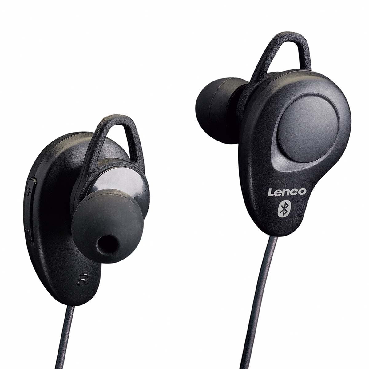Lenco Sports Bluetooth® | Rechargable In-Ear Earphones | Black
