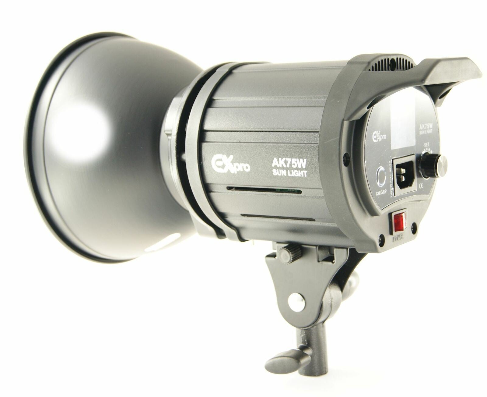 Ex-Pro LED-AK75W 5700K 200K LED Video Light with Bowens Mount Continous Light - 75w 7500lm - Wireless Remote Version