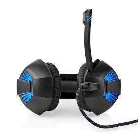 Nedis Gaming Headset | Over-Ear | Stereo | USB Type-A / 2x 3.5 mm | Fold-Away Microphone | 2.20 m | LED