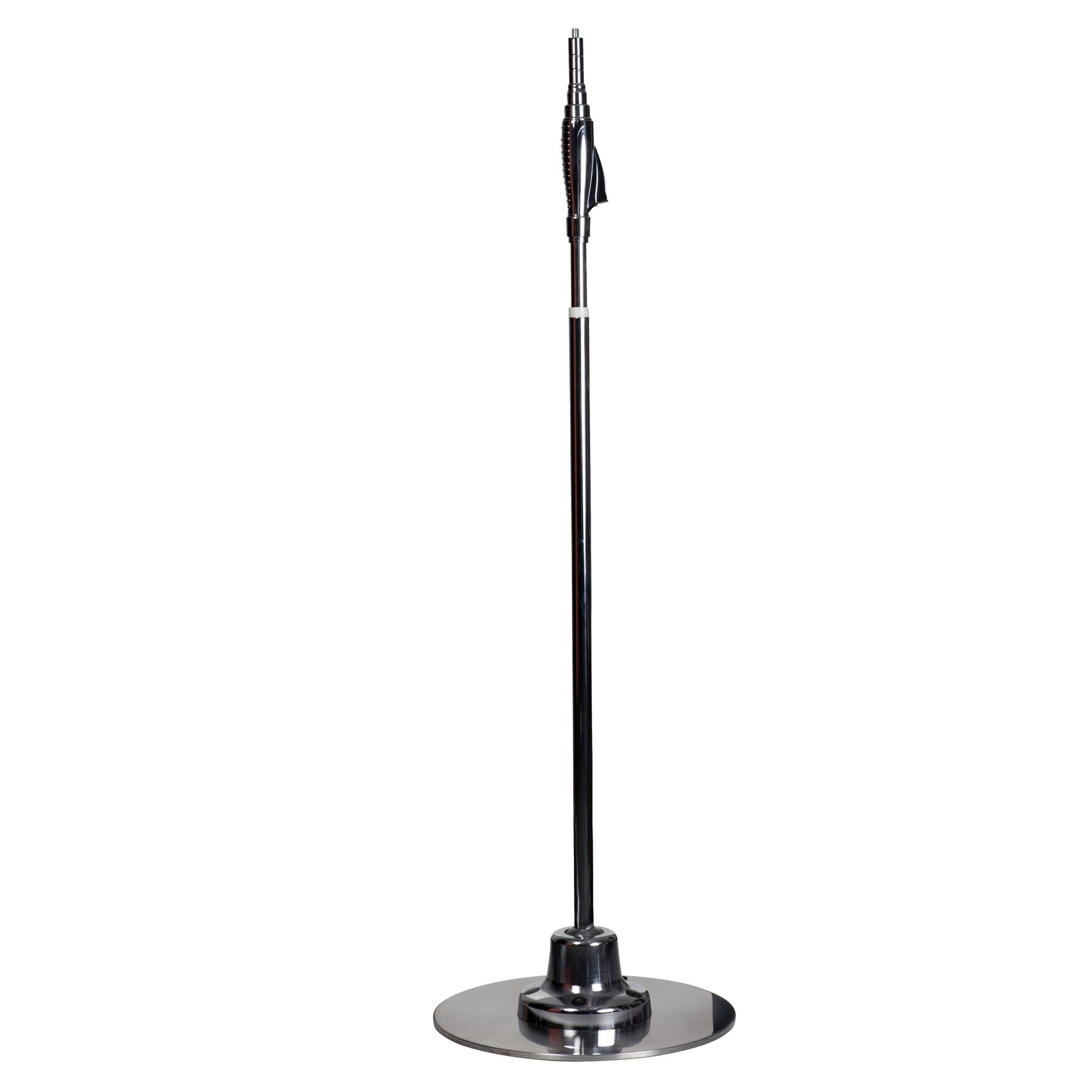 Alecto MS-350 Retro Microphone Stand - Chrome