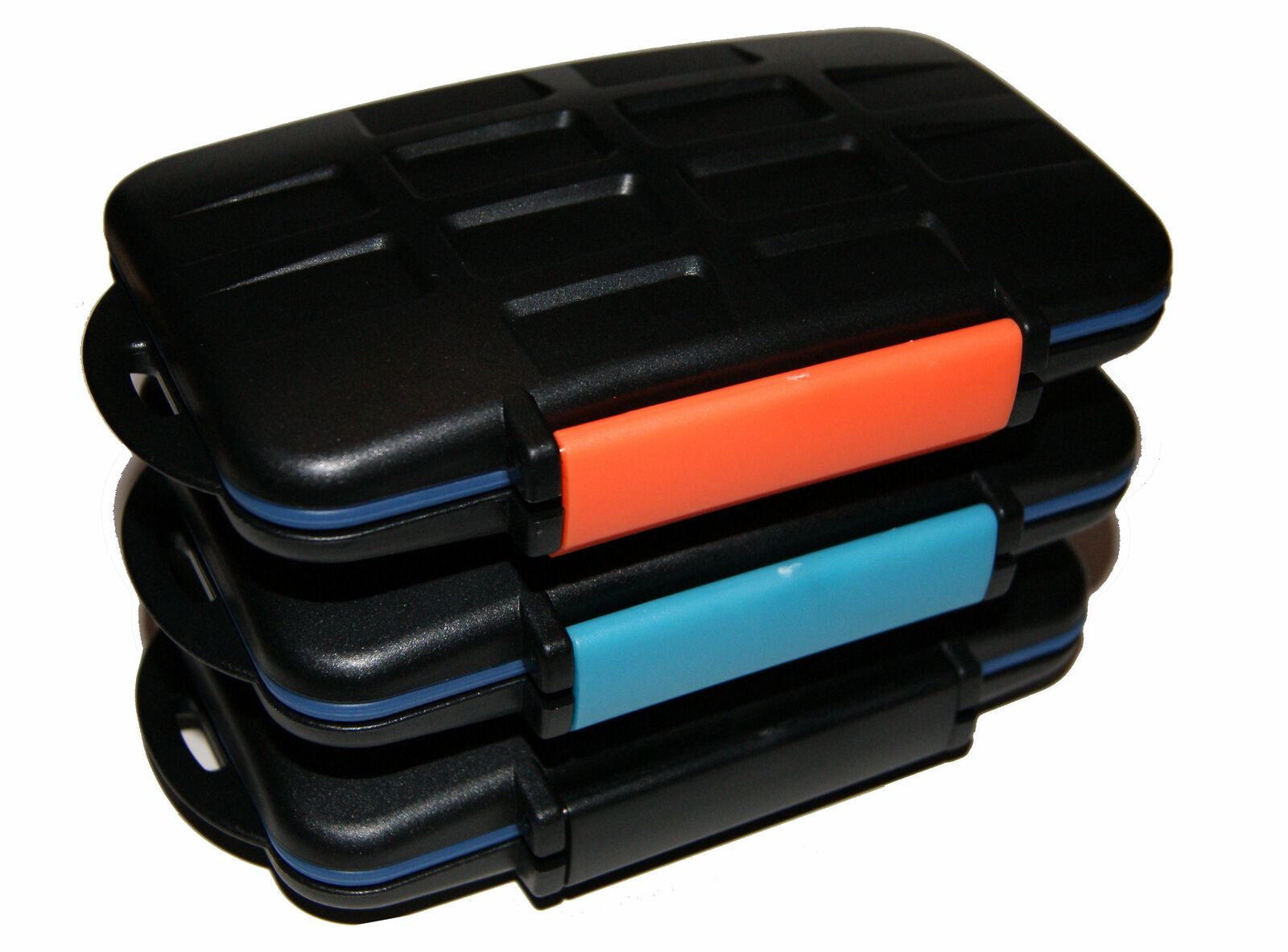 Ex-Pro Tough-Store Waterproof Memory Card Case for SD SDHC SDXC & CF Cards, Holds 8 SD + 4 Compact Flash, Shockproof Anti-Static Storage