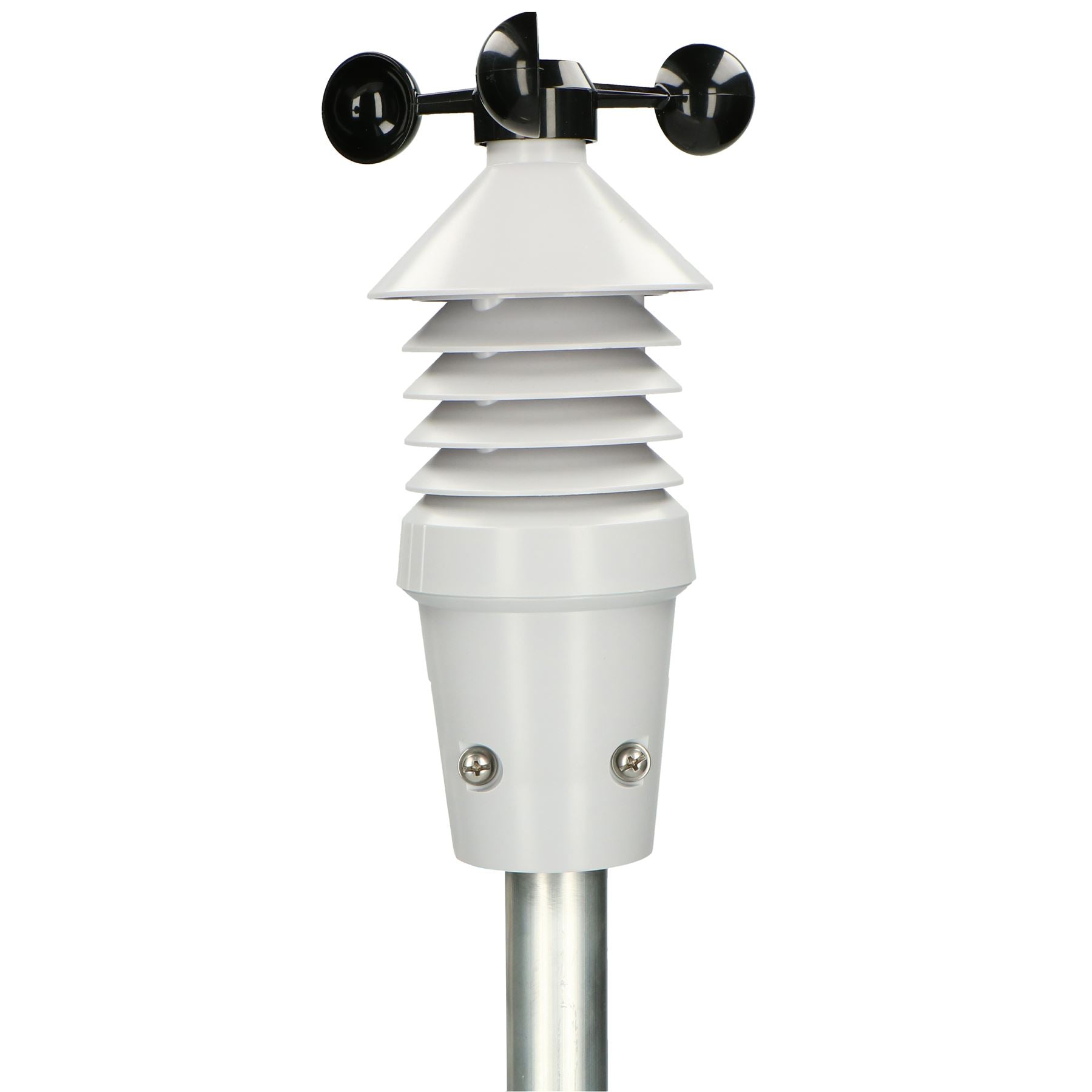 Alecto Weather Station Indoor and Outdoor Temperature, Forcast, Wind, Humidity & More with Outside Wireless sensor | Black