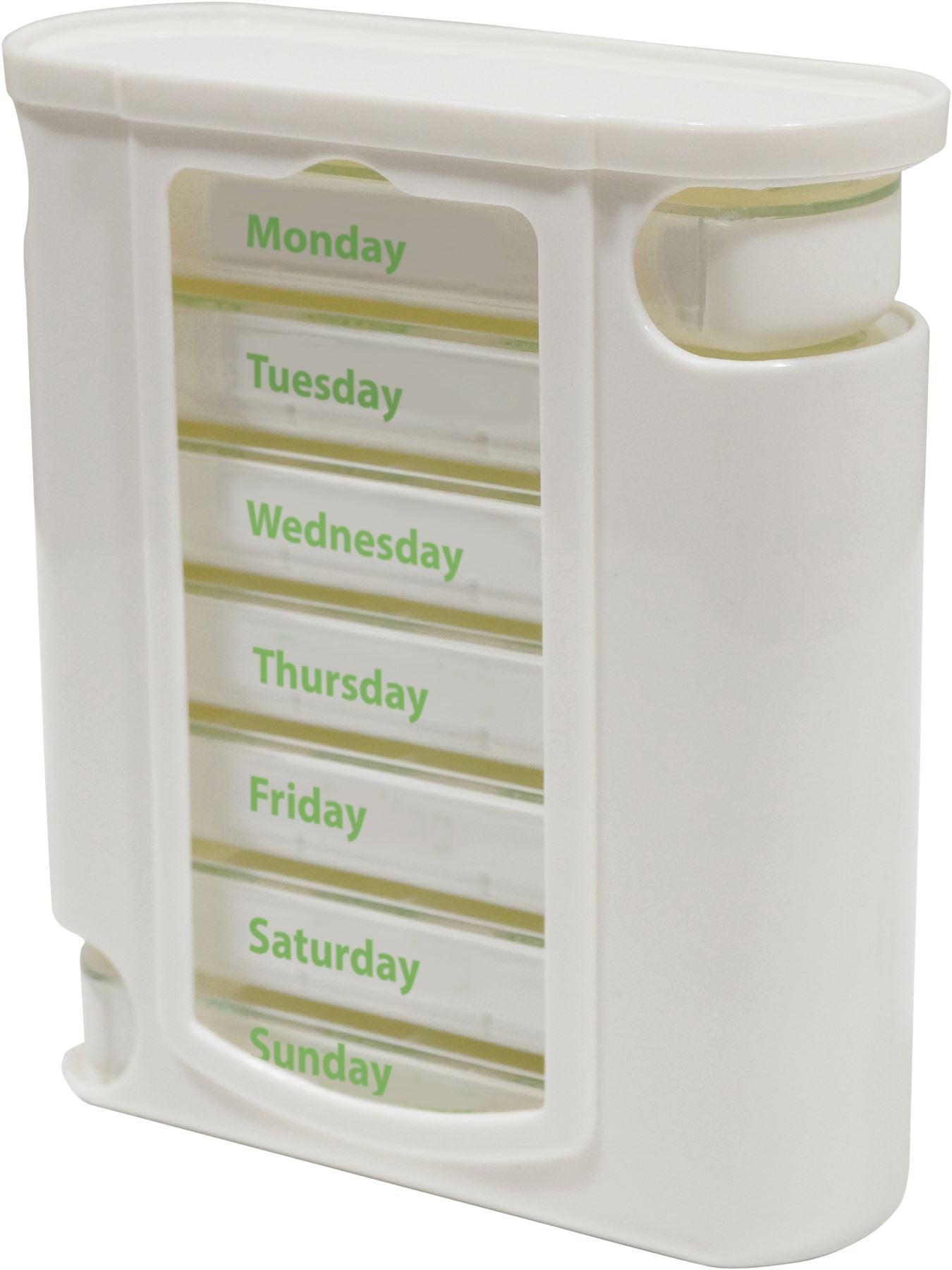 7 Day Pill Dispenser Tablet Box Organiser. 4 Compartments per Day, Bre