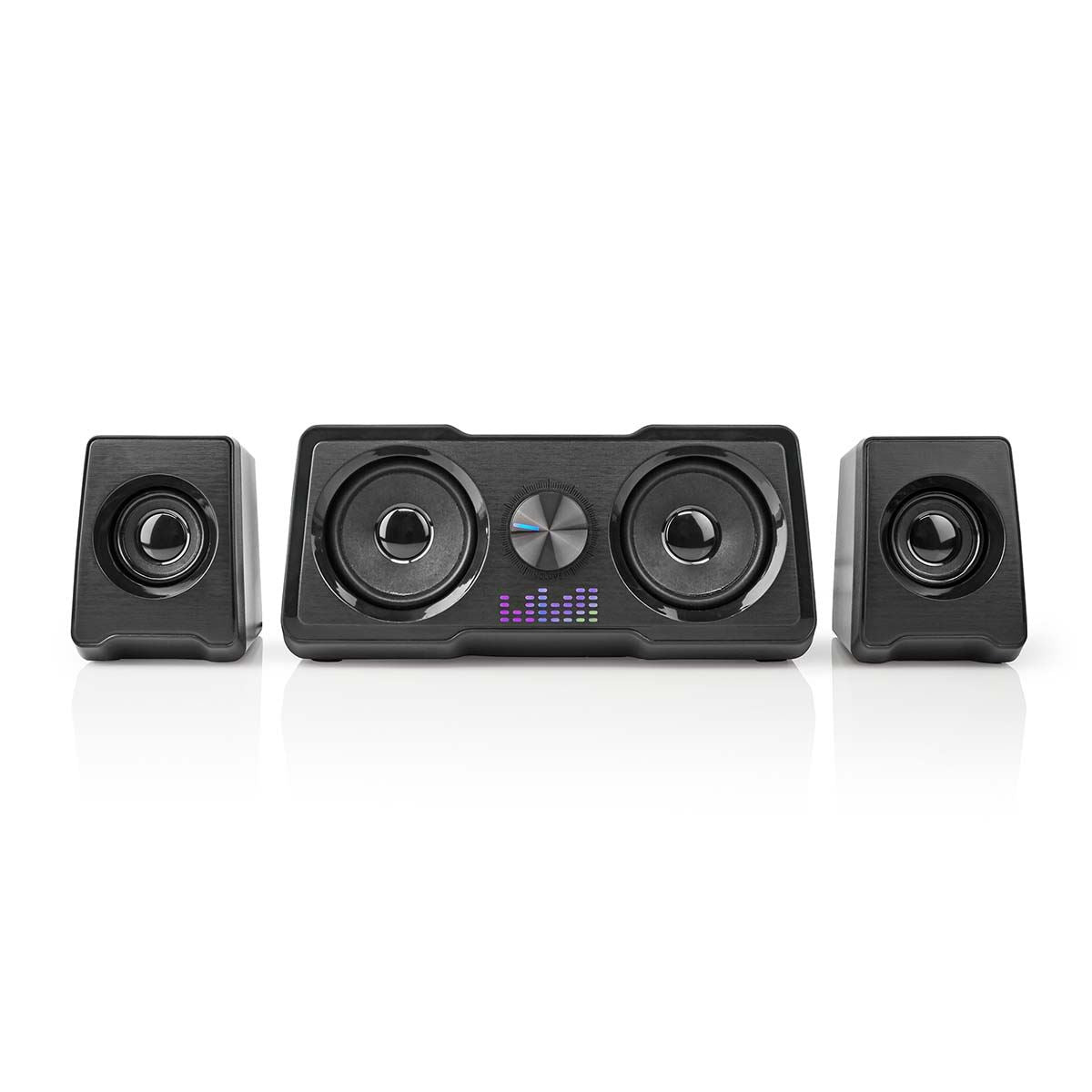 Nedis Gaming Speaker | Speaker channels: 2.2 | USB Powered | 3.5 mm Male | 48 W | LED | Volume control