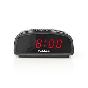 Nedis Digital Desk Alarm Clock | LED | Snooze function | Black