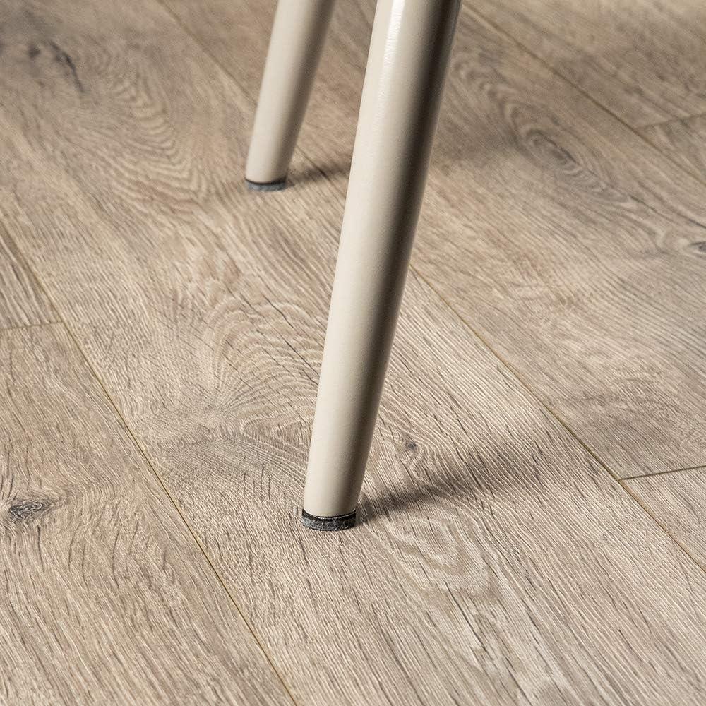 12mm 40 Pack Felt Pads Self Adhesive Grey Sticky Furniture Floor Chair Legs Protectors