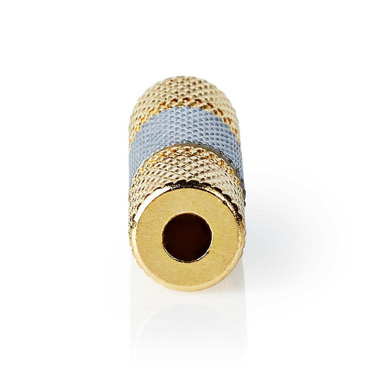 Nedis Stereo Audio Adapter Coupler | 3.5 mm Female | 3.5 mm Female | Gold Plated | Straight | Metal | Silver