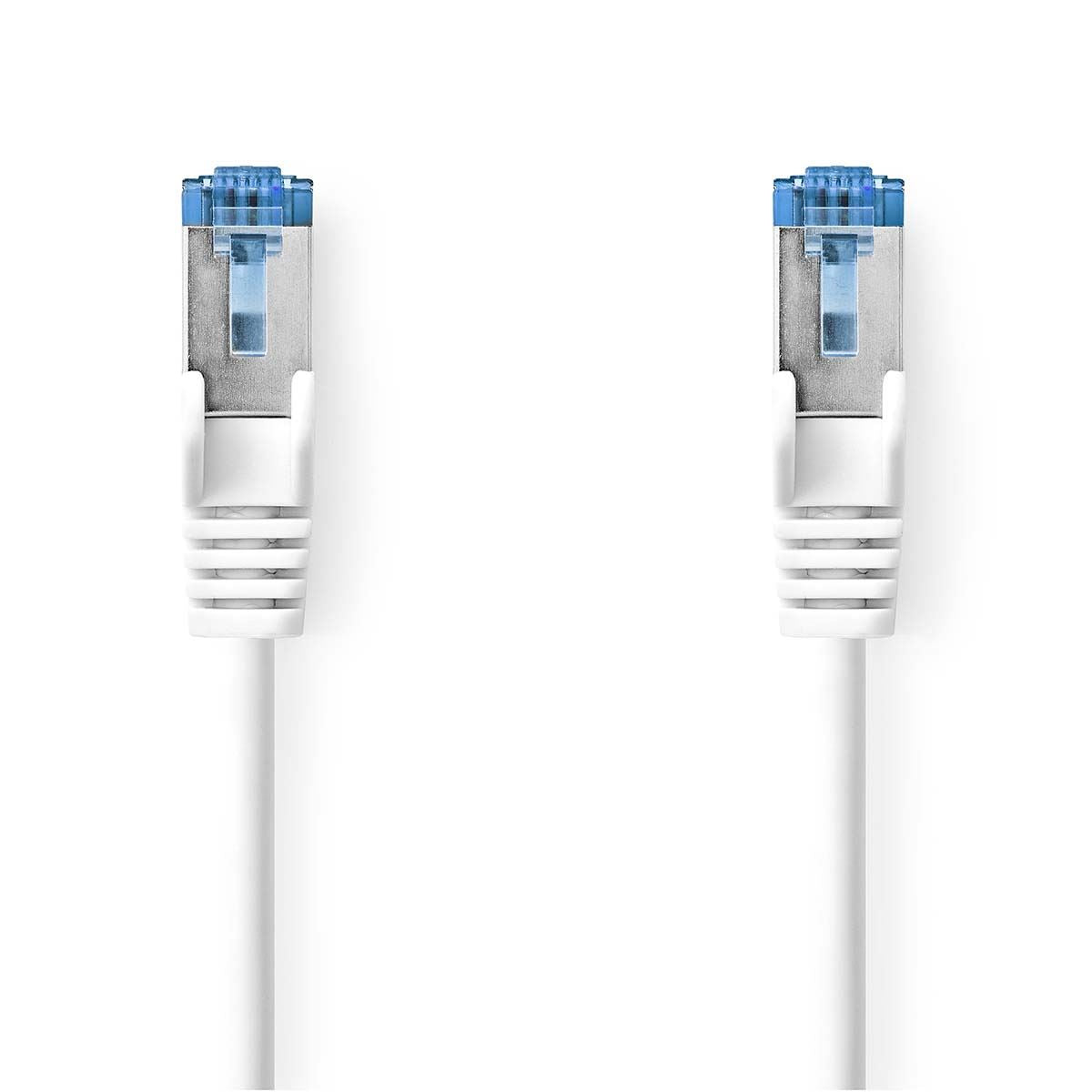Nedis CAT6a Network Cable | S/FTP | RJ45 Male | RJ45 Male | 2.00 m | Snagless | Round | LSZH | White | Box
