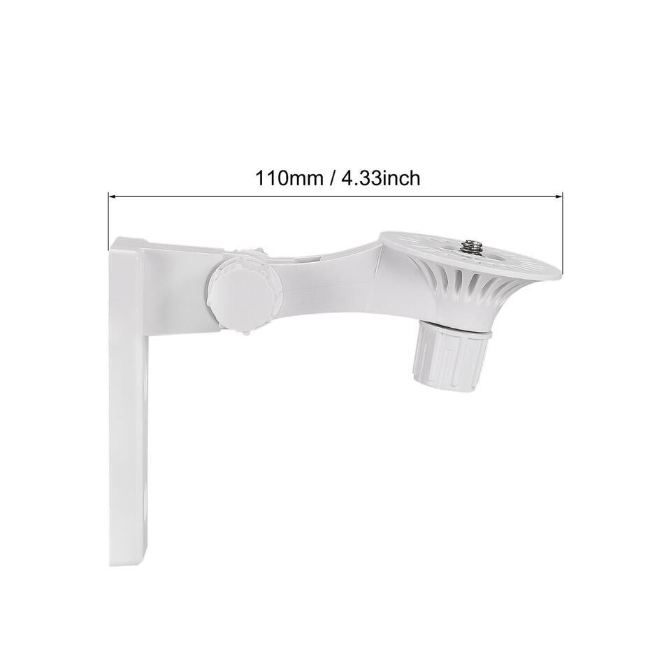 Ex-Pro Baby / Wifi Camera Monitor Camera Mounting Bracket, Plastic Wall Mount Housing 110mm White