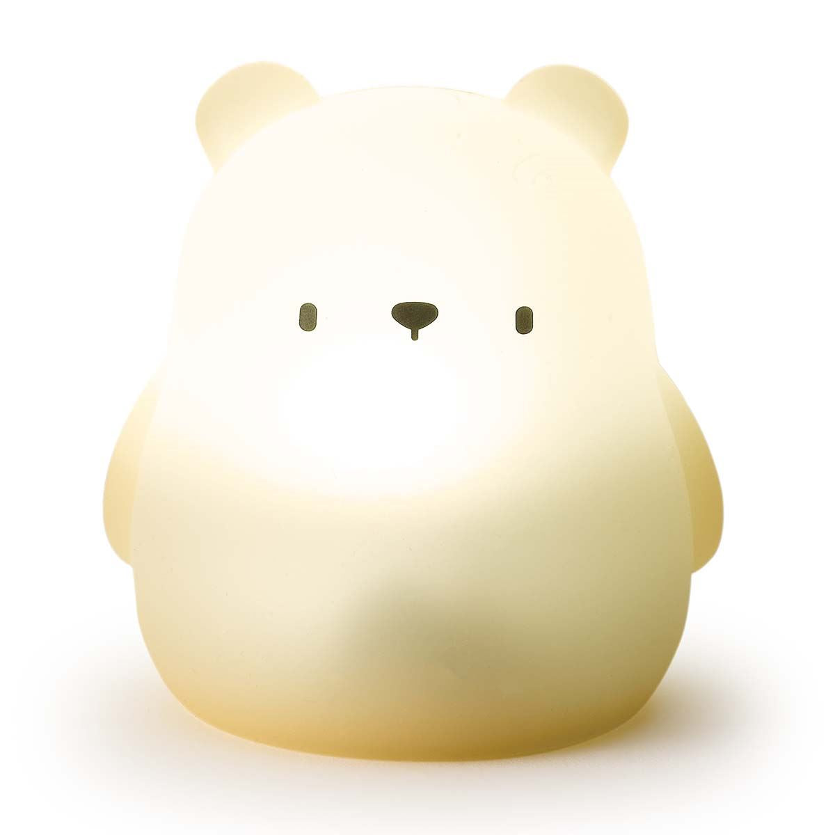Alecto Bear Night Light for Kids, Baby Night Light for Nursery with RGB Colours & Modes, Rechargeable, Timer & Touch Control, Portable Light, BPA Free