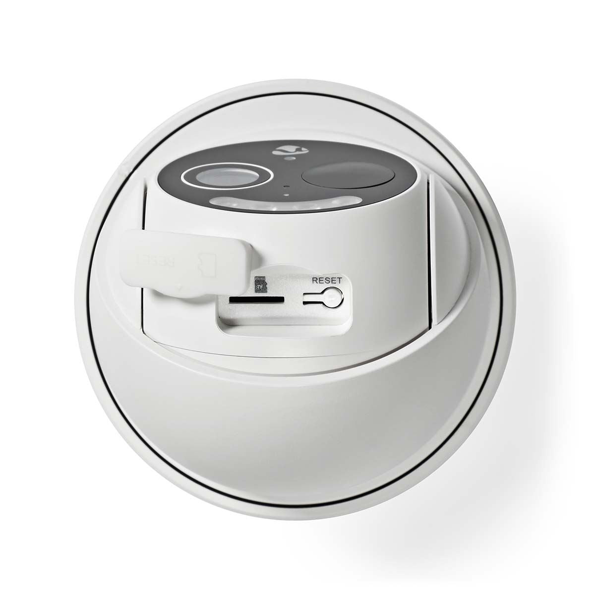 Nedis SmartLife Outdoor Camera HD CCTV PTZ Security WiFi Solar Battery Powered, 100% Wireless Operation