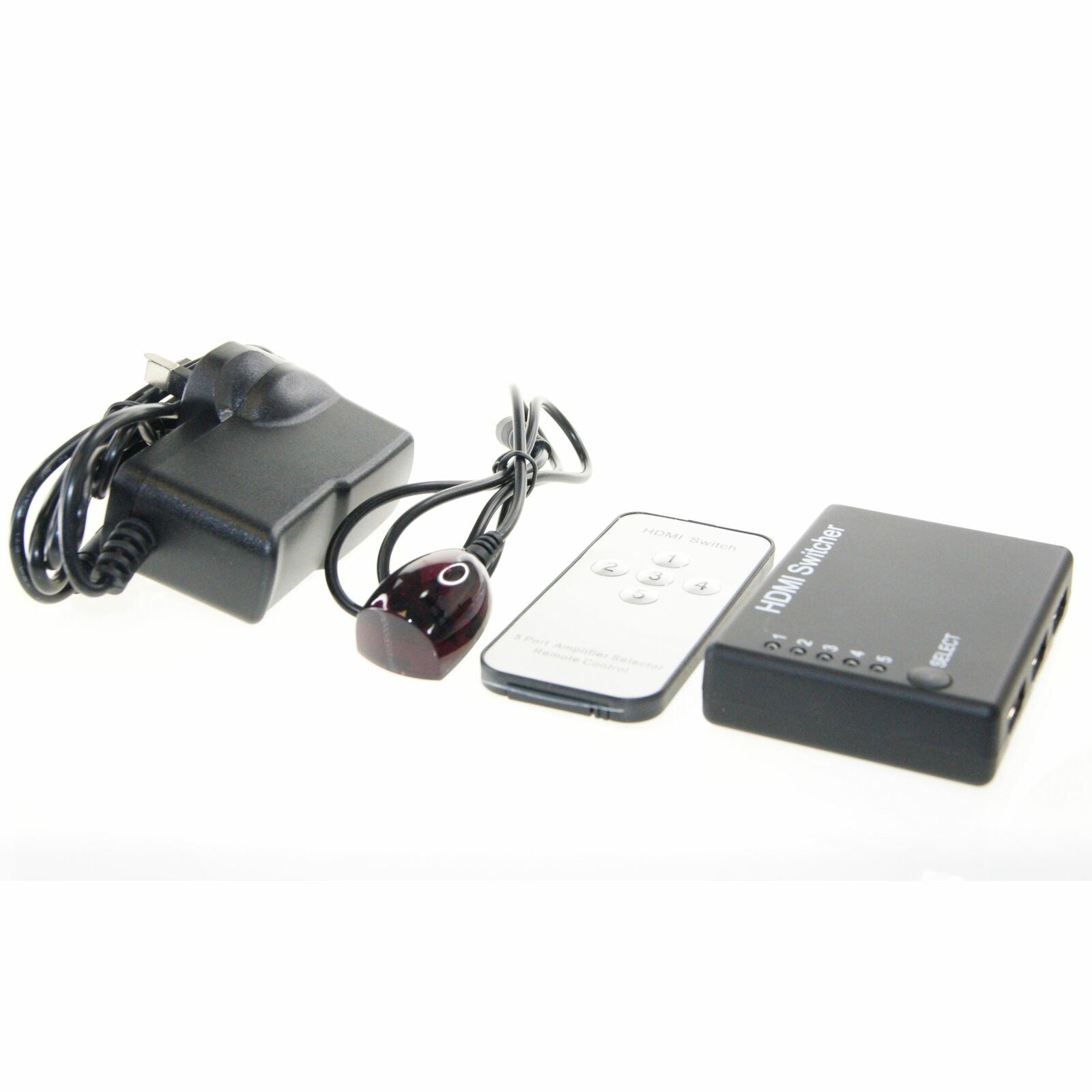 Ex-Pro AV-Pro HDMI Switch 5 to 1 Port with IR Remote V1.3