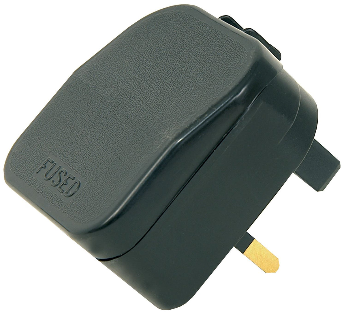 European 2 Pin EU Cable to UK Mains Plug Converter Adapter FCP Clamp-O