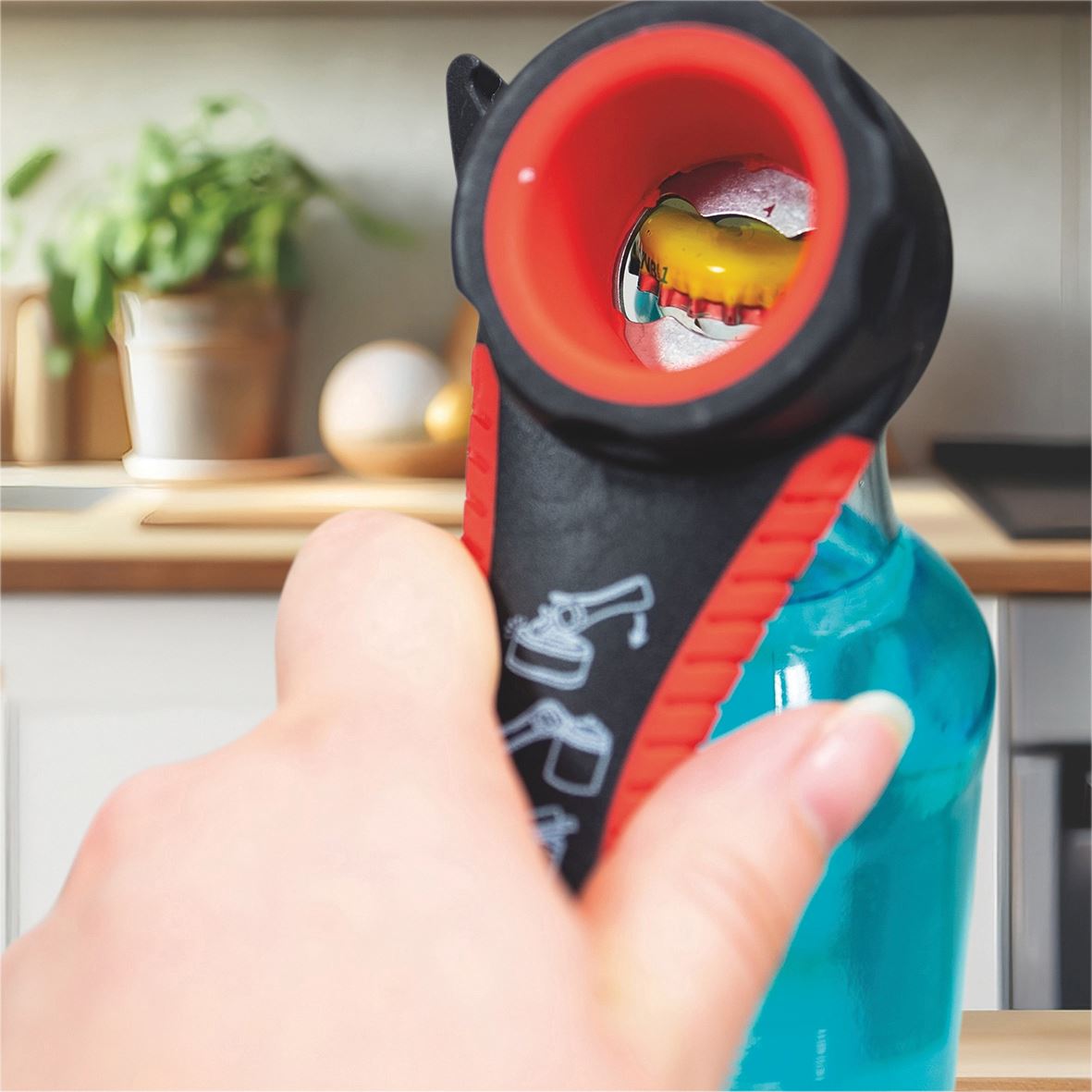 6 in 1 Multi Opener, Stainless Steel Manual Jar Opener Non Slip