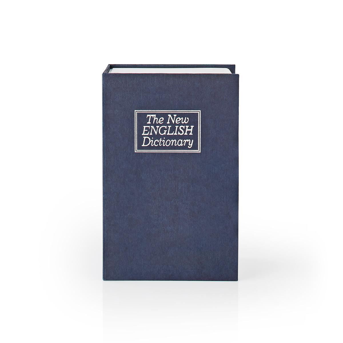 Nedis Book Safe, "Dictionary" Portable Secret Style Diversion Money Box Vault, Strong Steel Security with 2 Keys - Small