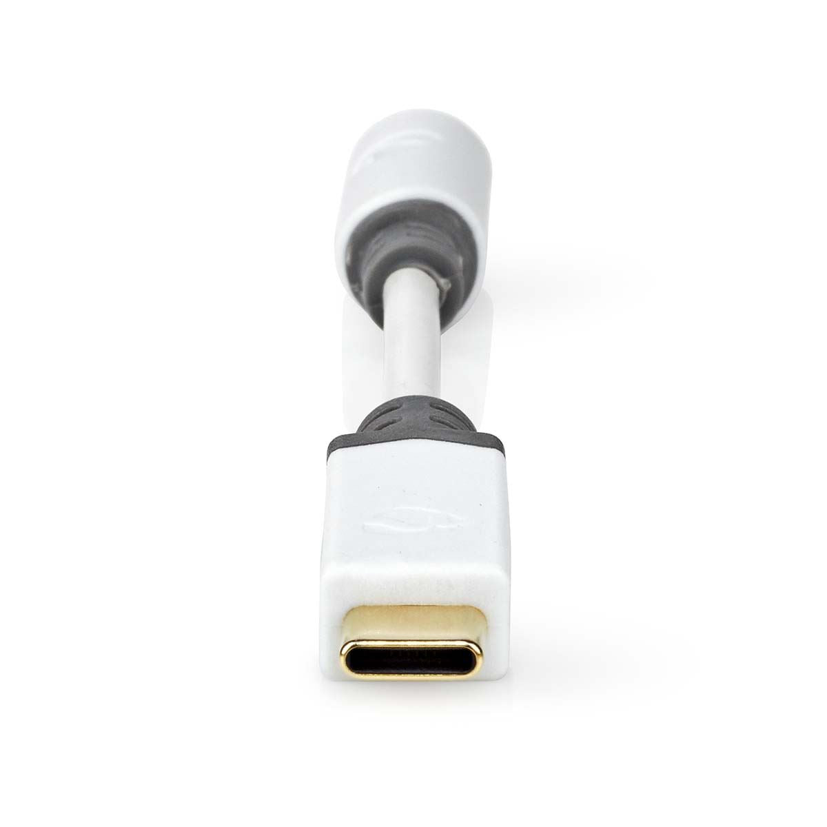 Nedis USB-C™ Adapter | USB 2.0 | USB-C™ Male | 3.5 mm Female | 0.10 m | Round | Gold Plated | PVC | White | Box