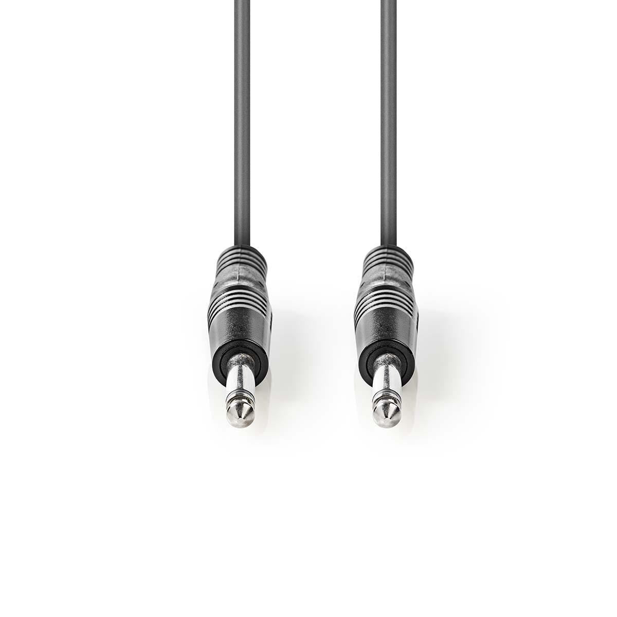 Nedis Mono Audio Cable | 6.35 mm Male | 6.35 mm Male | Nickel Plated | 10.0 m | Round | PVC