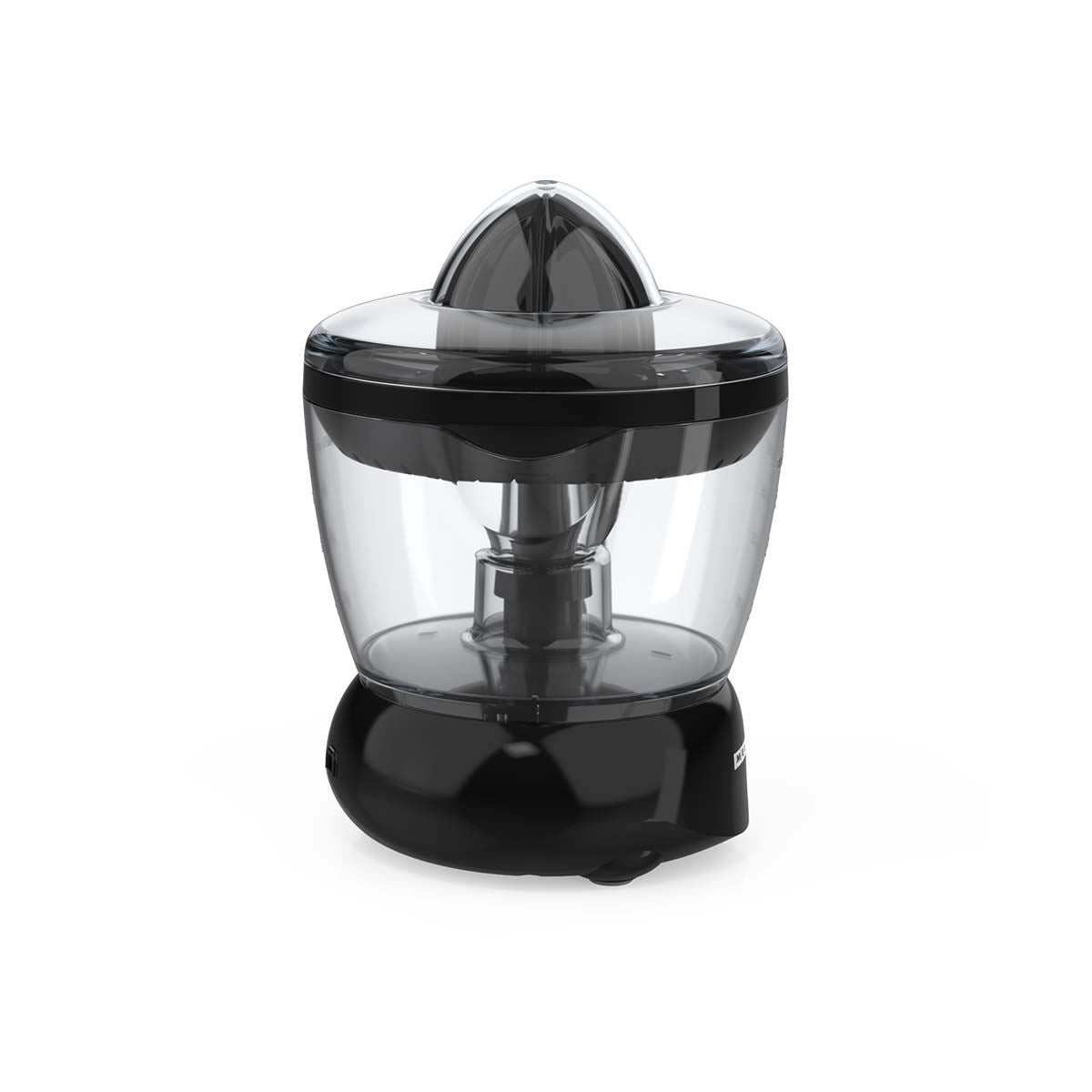 MELISSA 0.7L Electric Citrus Press Juicer Squeezer, 40W Motor, with Bi-Directional Twist, 2 x Interchangeable Cones, and Easy Pour Spout, for Lemon Grapefruit Orange Lime Juice Extractor - Black