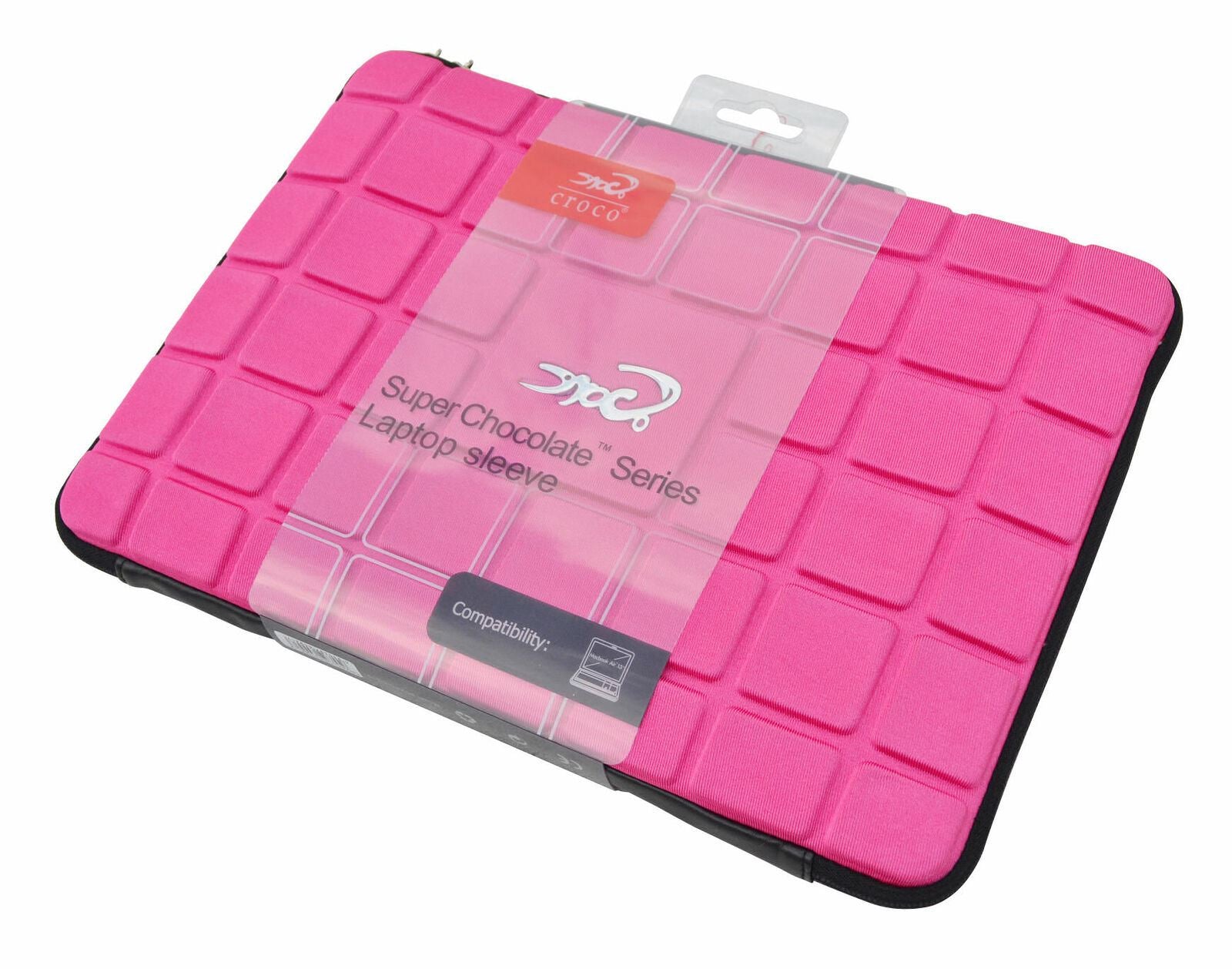 Croco 13" Inch Apple Macbook Air / Laptops Super Chocolate Carry Case Sleeve - Plum