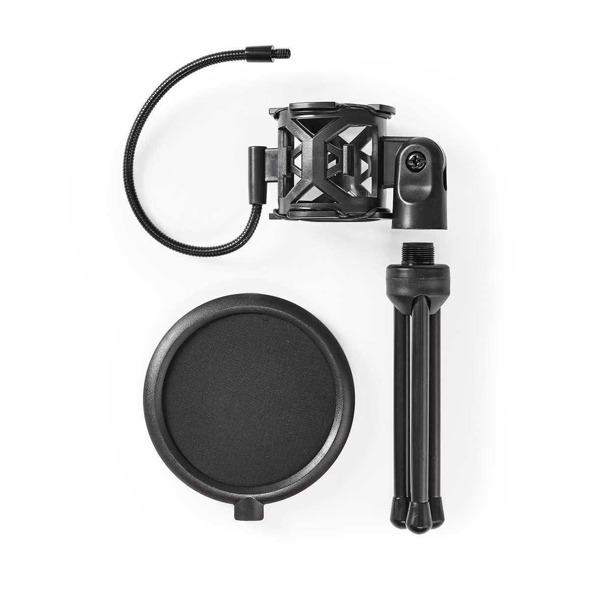 Nedis Microphone Stand | V-Shape | Holder diameter: Under 44 mm | ABS / Metal | Black