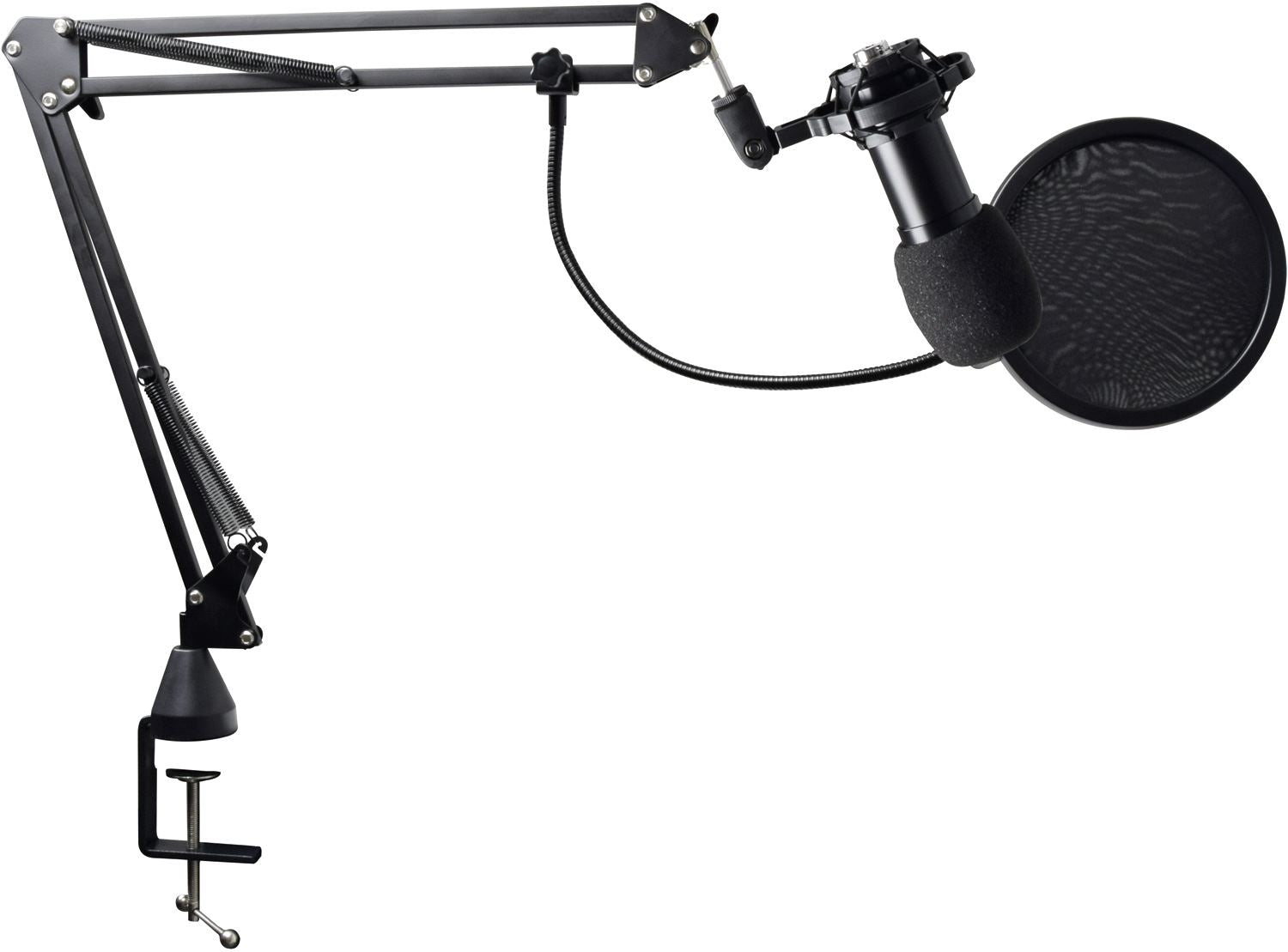 Citronic USB Streaming Podcast PC Microphone Studio Cardioid Condenser Mic Kit
