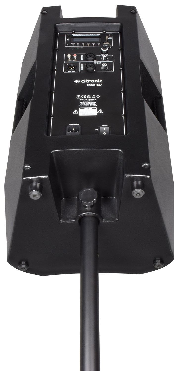 Citronic CASA-12A Active Cab 12" 280W RMS + USB/SD/BT