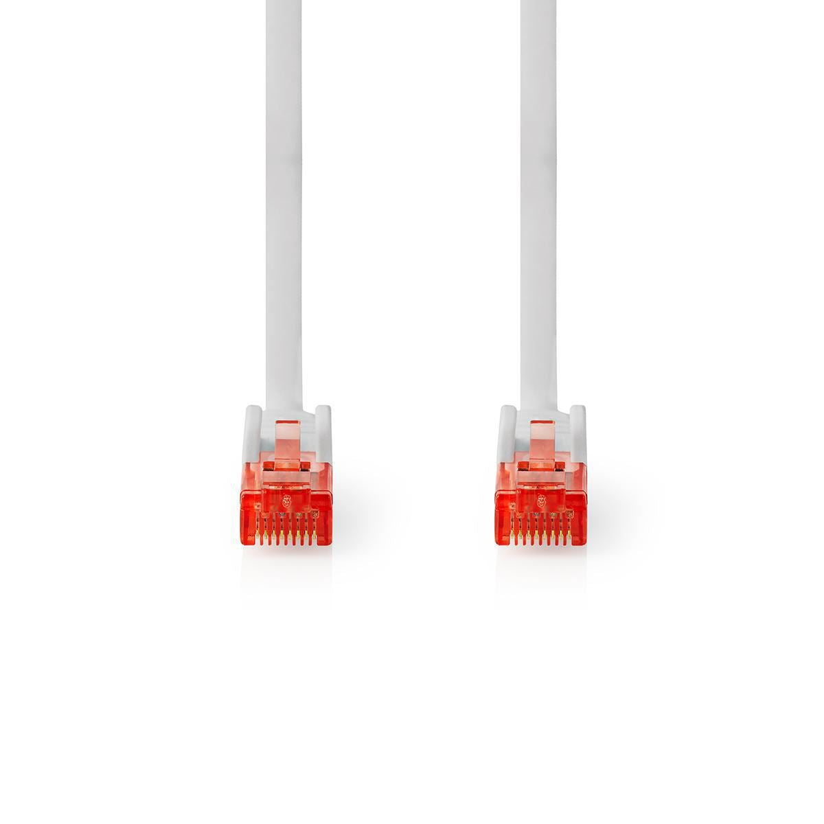 Nedis CAT6 Network Cable | RJ45 Male | RJ45 Male | U/UTP | 2.00 m | Round | PVC | White | Envelope