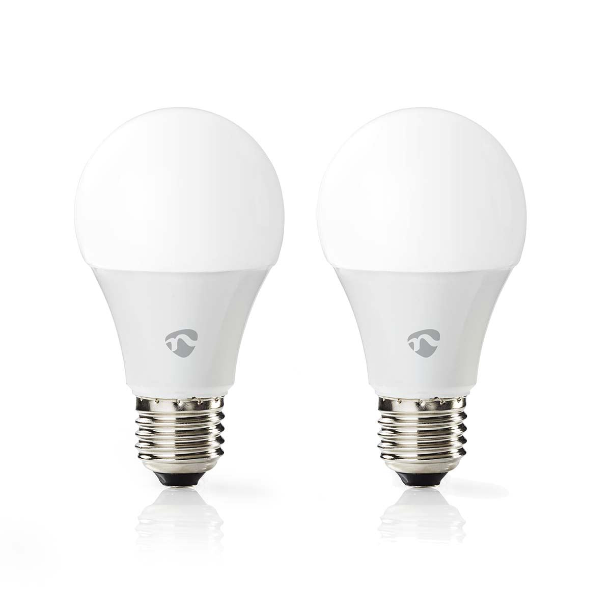 Nedis SmartLife Full Colour LED Bulb | E27 | 806 lm | 9 W | RGB / Warm to Cool White | 2700 - 6500 K | Android™ / IOS | Bulb | 2 pcs