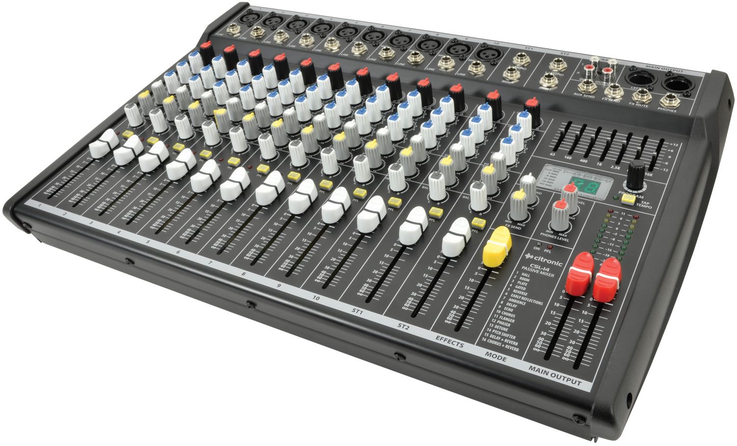 Citronic CSL-14 Compact Mixing Consoles with Effects 14 Inputs