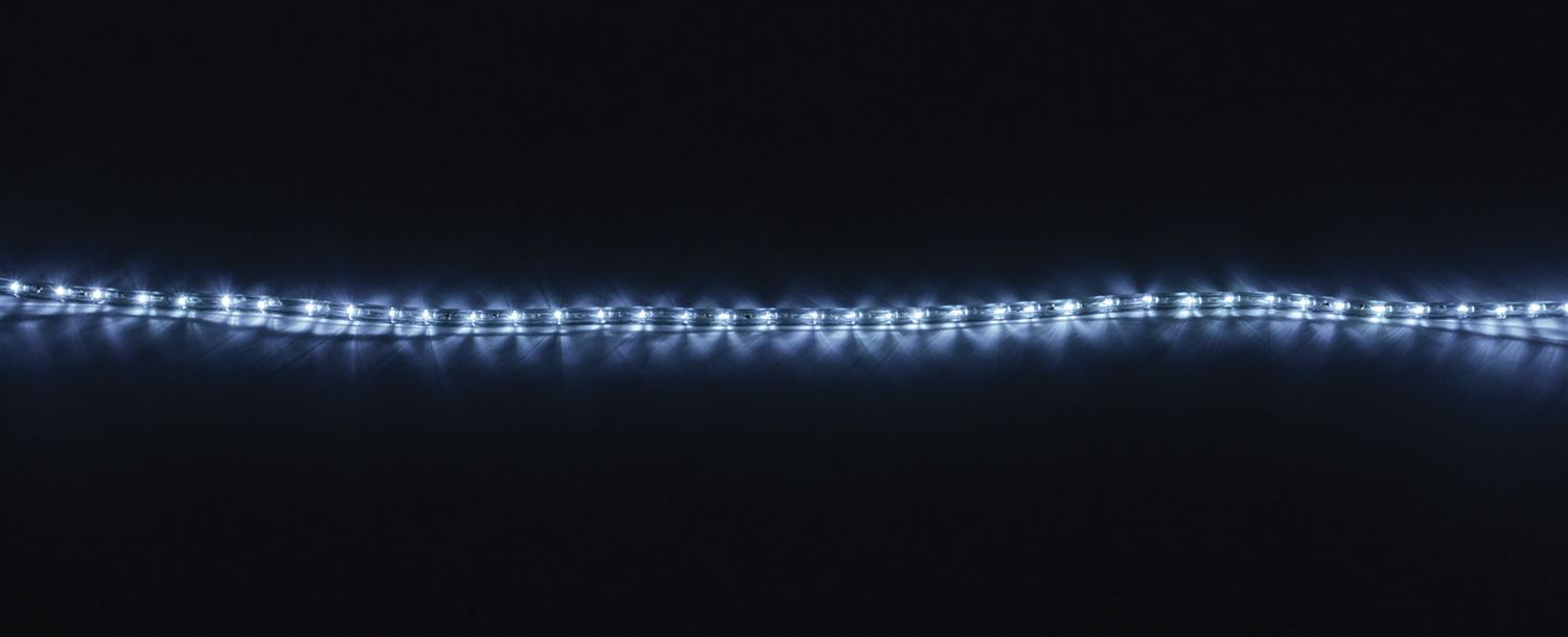 Lyyt 50m LED Super Bright ICE White (Cool White) Rope Light - Reel
