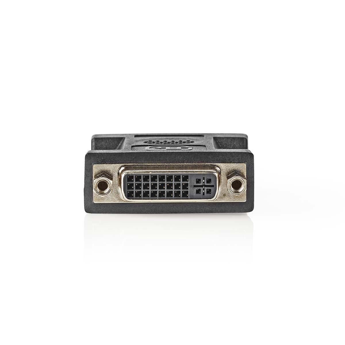 Nedis DVI Adapter | DVI-I 24+5-Pin Female | DVI-I 24+5-Pin Female | Nickel Plated | Straight | PVC | Black | Polybag