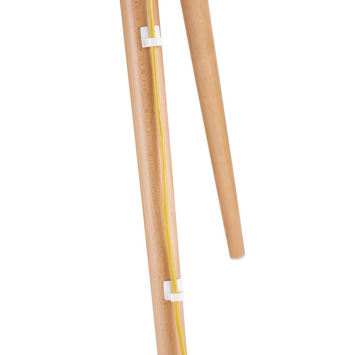 Nedis TV Floor Stand | 50 - 65 " | Maximum supported screen weight: 35 kg | Scandinavian Design | Rotatable | Anti-tip strap | Snap-lock | Aluminium / Steel | White