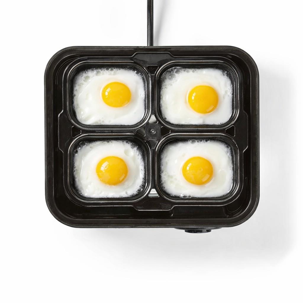Gastronoma Rapid Egg Cooker, 8 Egg Capacity Stainless Steel Boiler Egg Maker for Soft, Medium, Hard Boiled Eggs, Poached with Auto Shut-Off & Buzzer, Includes Omelet Bowl & Measuring Cup, BPA Free