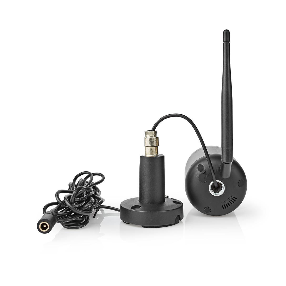 Nedis SmartLife Outdoor Camera, Full HD 1080p CCTV Home Security Cam, IP65 Waterproof, with Night Vision, 2 Way Audio and PIR Motion and Sound Sensor - Black