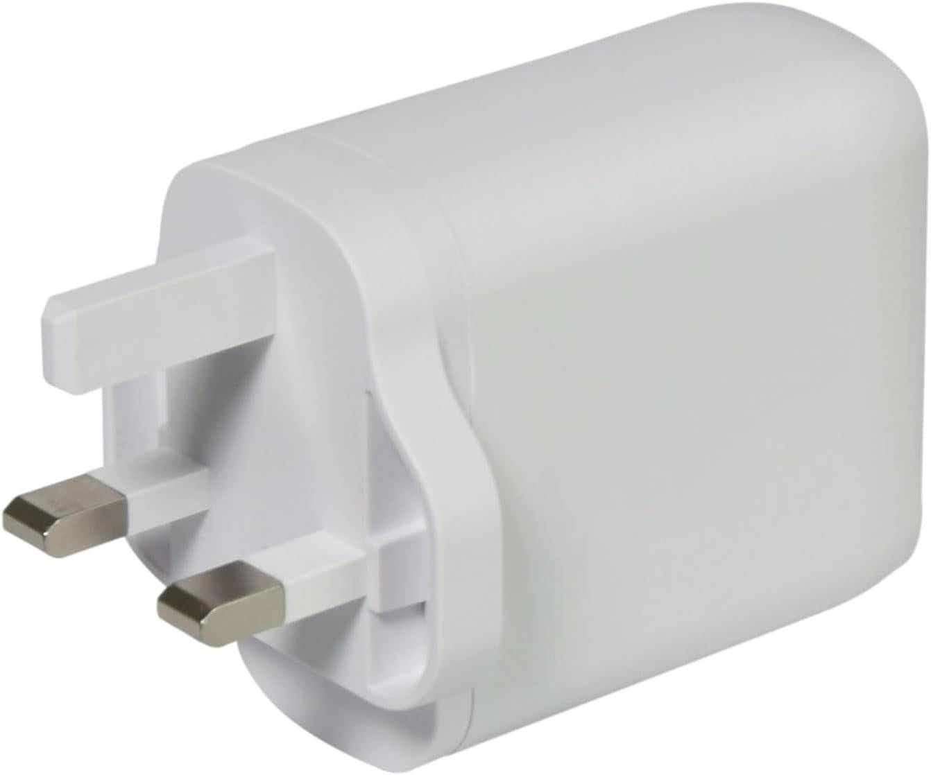 Mercury 35W 4-Port USB Charger with Fast Charging – 3 USB-A & 1 USB-C, Compact Multi-Device Charging Station with PPS Technology for Home, Office & Travel