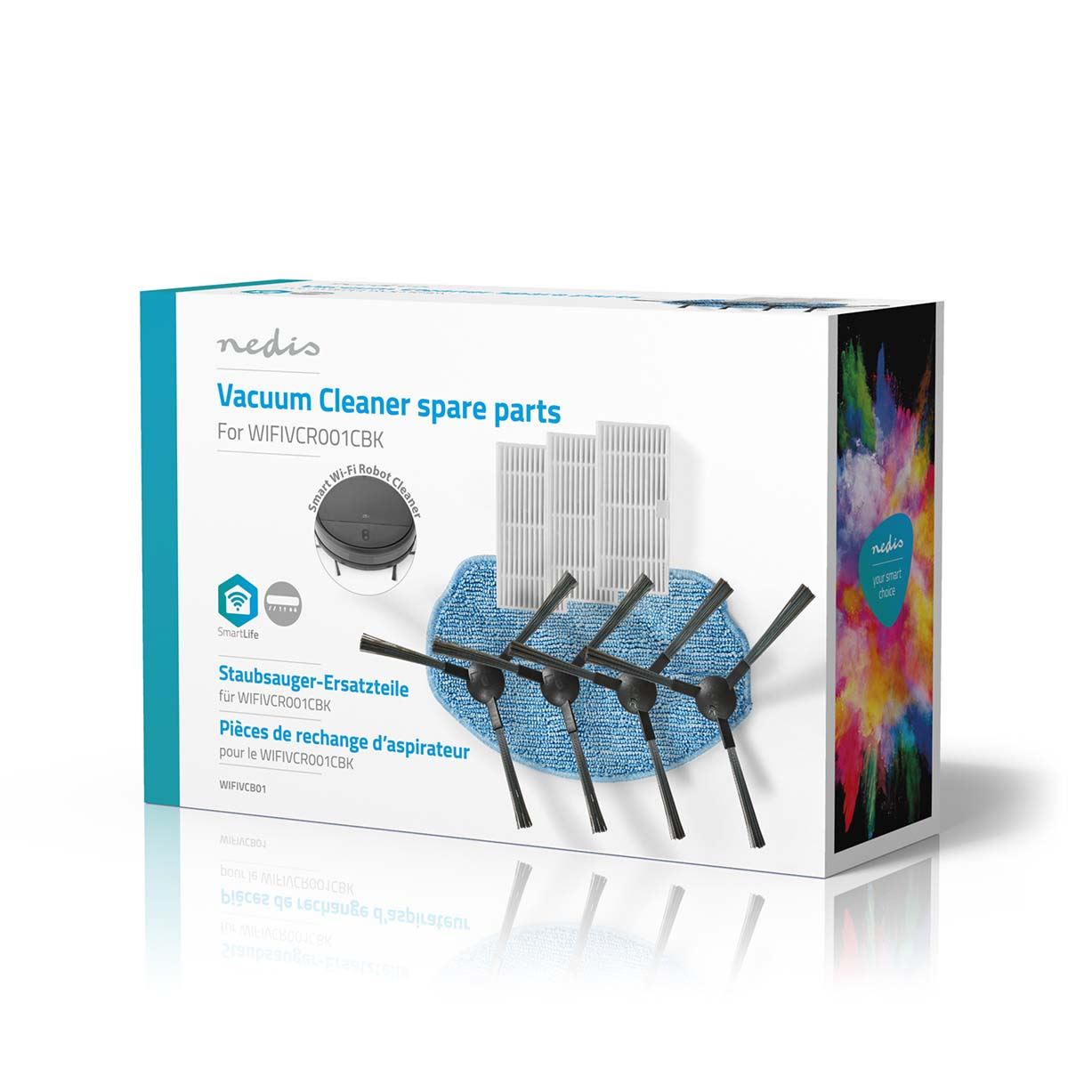 Nedis Vacuum Cleaner Spare Part | Suitable for: WIFIVCR001CBK | HEPA Filter | H12