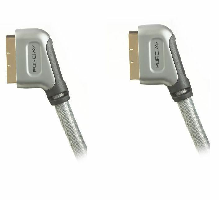 Belkin PureAV 4.8m Silver Scart to Scart Connection Cable - Silver