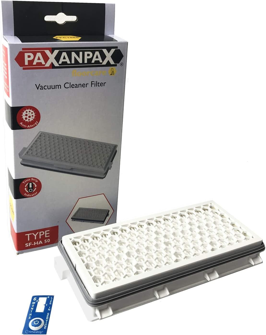 Miele SF-HA50 9616280 Anti Allergy Vacuum Cleaner Compatible Filter with Timestrip Indicator for Miele S4000, S5000, S6000, S8000,...