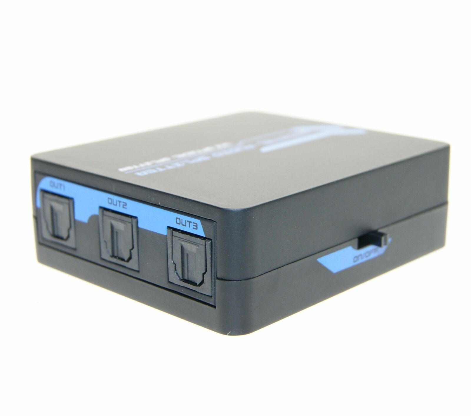 Ex-Pro AV-Pro 3 Way TosLink Digital Optical Audio Splitter