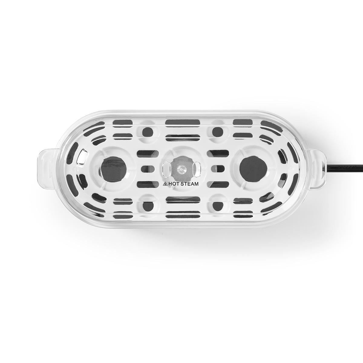 Nedis Compact Electric Egg Cooker Boiler, 210W with Loud Buzzer, for up to 3 Eggs